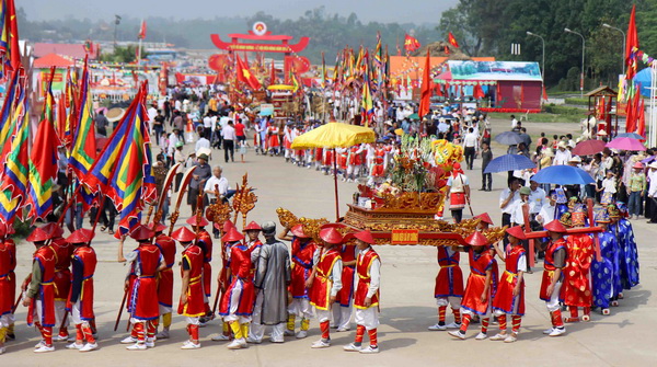 Năm nay là lần đầu tiên Cà Mau tham gia tổ chức lễ Giỗ Tổ Hùng Vương. Ảnh: TL.