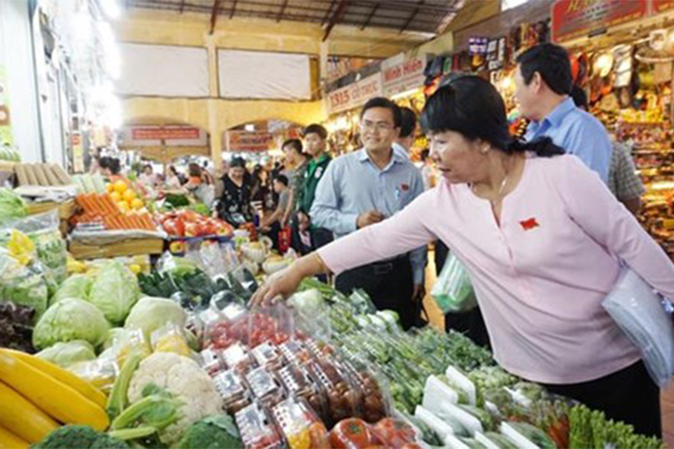 hợ bảo đảm an toàn thực phẩm Bến Thành thu hút du khách